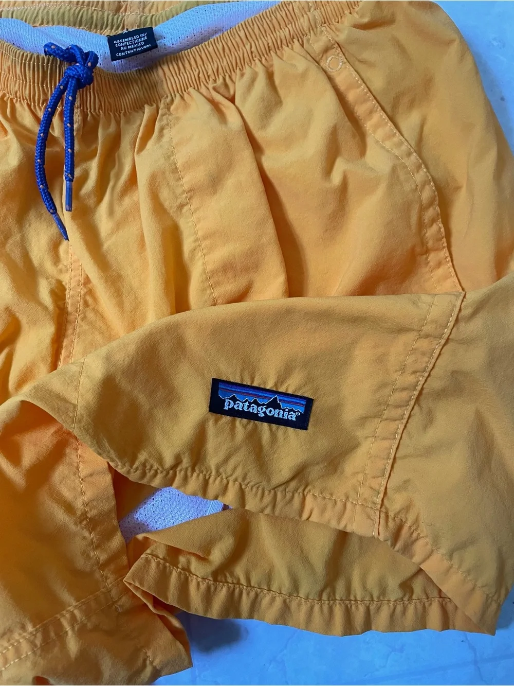 Vintage Patagonia Yellow Baggies